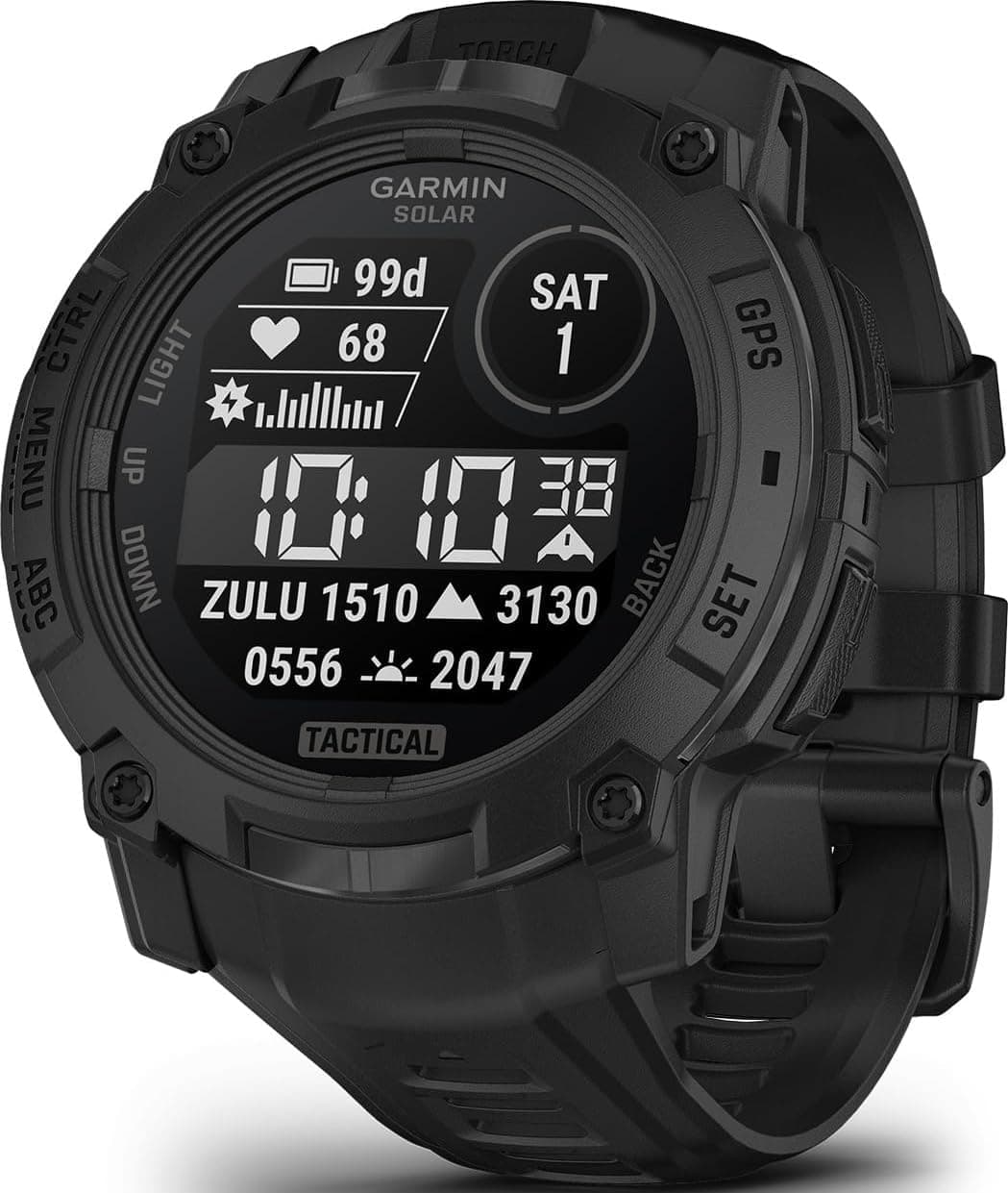 Garmin Instinct 3 Tactical Solar 45mm GPS Watch (Black)