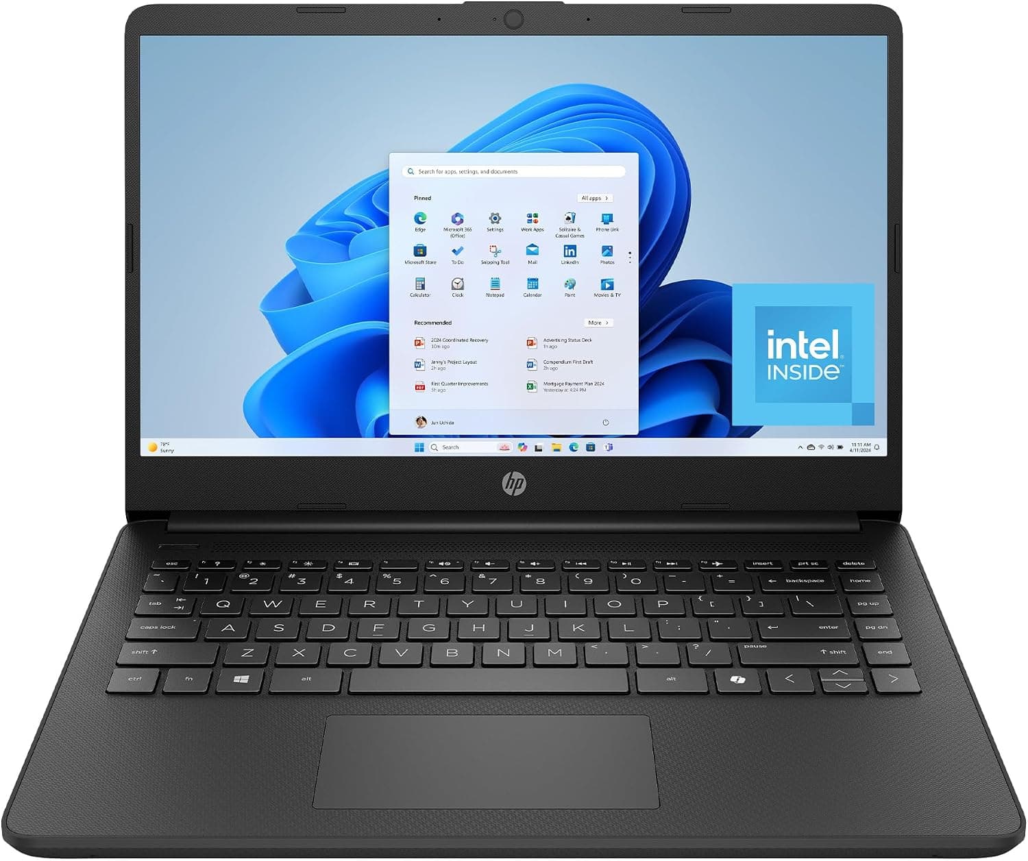 HP 14-inch Laptop (Intel N150, 128GB UFS, HD Display)