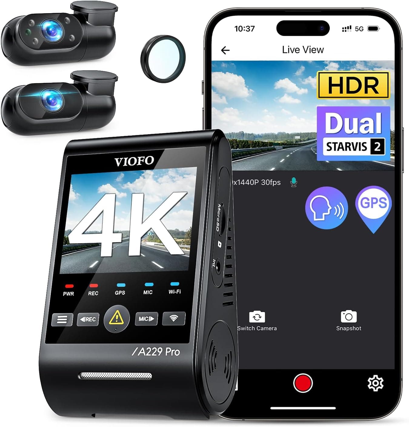 VIOFO A229 Pro 3-Channel Dash Cam Review: Cabin Coverage Makes This the Definitive Setup for Rideshare and Family Safety