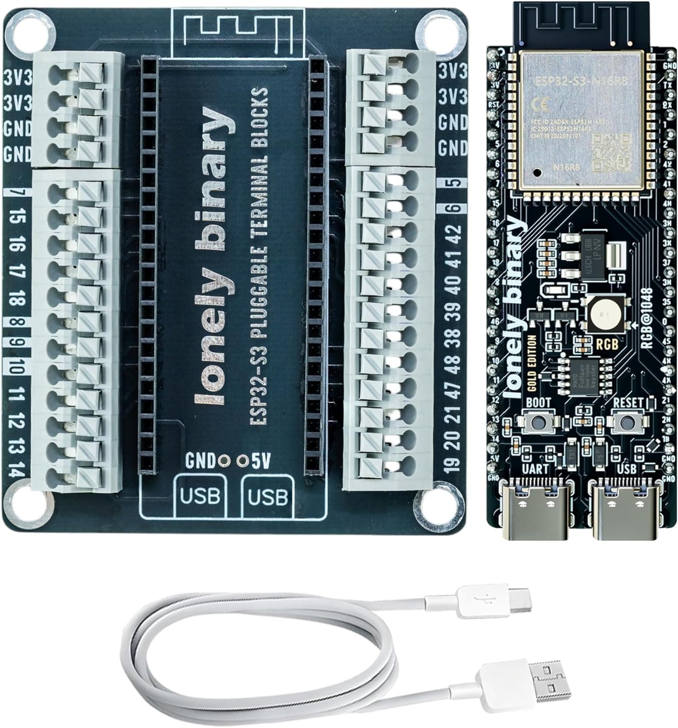 Lonely Binary ESP32-S3 N16R8 Development Board